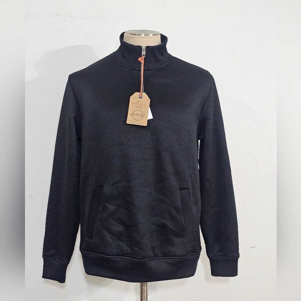 ORIGINAL
Weatherproof
6
VINTAGE
since 1948Men's Black Half-Zip Sweater - Picture 2 of 10